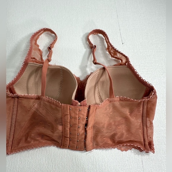 Victoria's Secret dream angels lined demi lace bralette brown size 32D - Picture 3 of 8